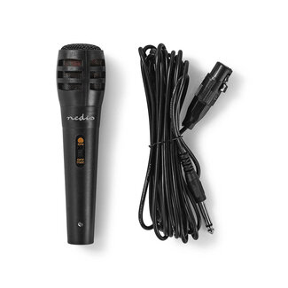 Nedis Nedis compacte bedrade microfoon - XLR - 6,35mm Jack - plastic / zwart - 5 meter