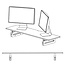 Value ergonomische monitor standaard/verhoger XXL / zwart