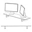 Value ergonomische monitor standaard/verhoger XXL / zwart