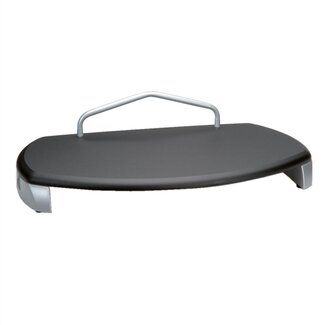 Roline Roline ergonomische trendy monitor standaard/verhoger / zwart/zilver