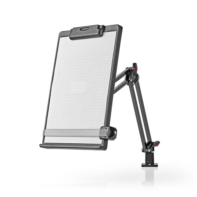 Nedis documenthouder met klem / zwart