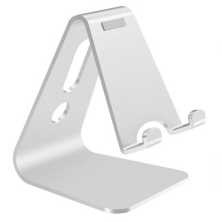 Dolphix Aluminium tafelstandaard voor smartphones / zilver