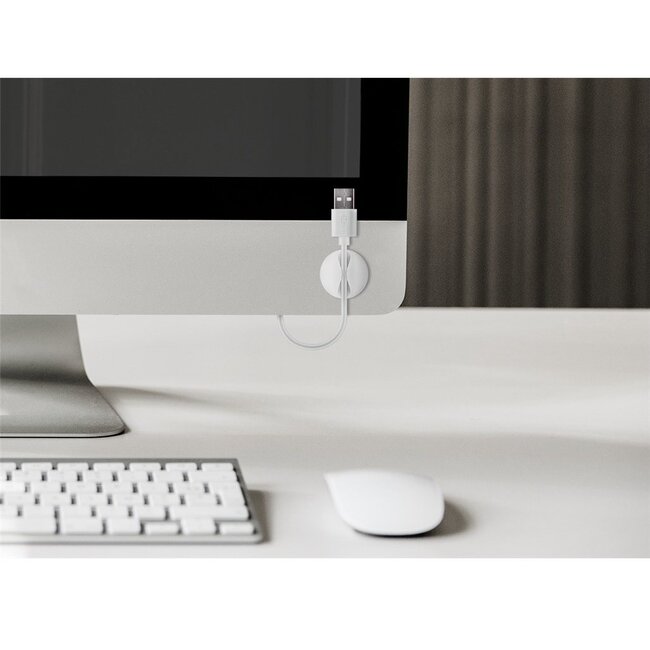 Zelfklevende kabelhouders voor 1 kabel - 5 stuks / zwart