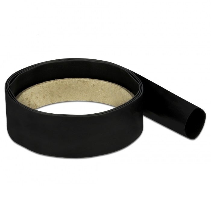 Krimpkous 1m - 18mm naar 9mm - 1 stuk / zwart | DeLOCK