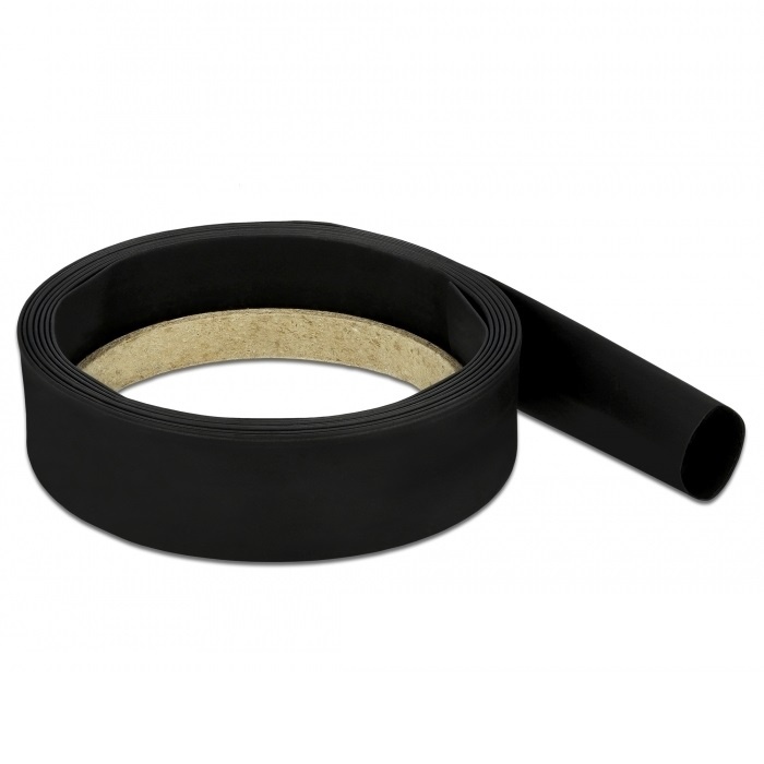 Krimpkous 2m - 16mm naar 8mm - 1 stuk / zwart | DeLOCK