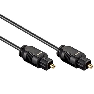 Goobay Digitale optische Toslink audio kabel - 2,2mm / zwart - 10 meter