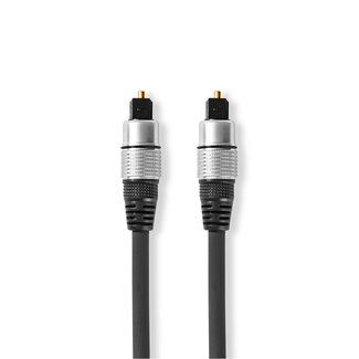 Nedis Premium digitale optische Toslink audio kabel / zwart - 10 meter