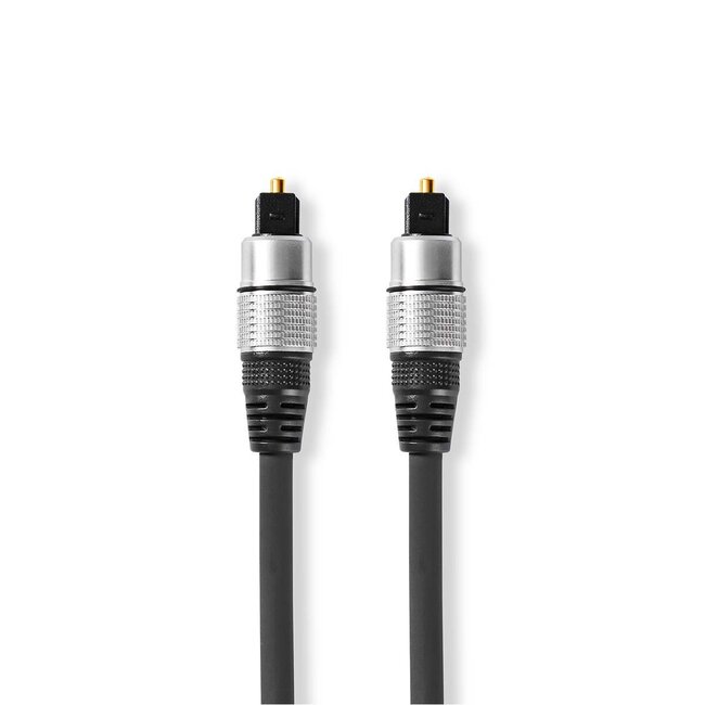 Premium digitale optische Toslink audio kabel / zwart - 10 meter