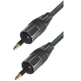 Transmedia Digitale optische Mini Toslink - Mini Toslink audio kabel - 6mm - 2 meter