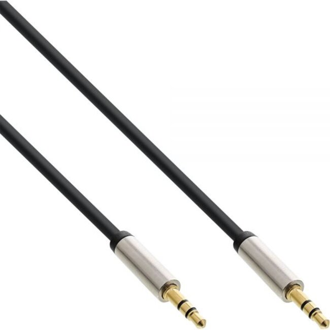 Premium 3,5mm Jack stereo audio slim kabel - 10 meter
