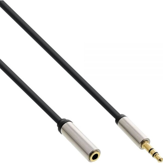 Premium 3,5mm Jack stereo audio slim verlengkabel - 10 meter