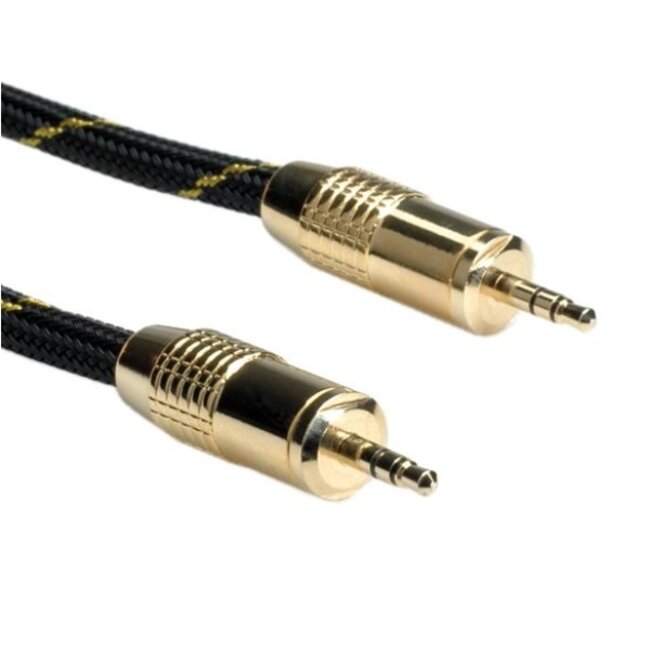Roline 3,5mm Jack stereo audio kabel - 2,5 meter