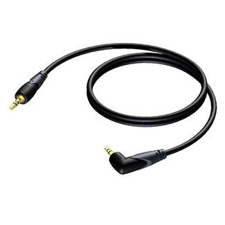 Procab Procab CLA718 3,5mm Jack stereo audio kabel - haaks - 1,5 meter