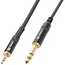 PD Connex 6,35mm Jack - 3,5mm Jack stereo audio kabel - 1,5 meter