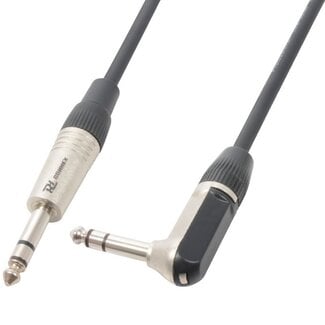 PD Connex PD Connex 6,35mm Jack stereo audio kabel - haaks - 3 meter