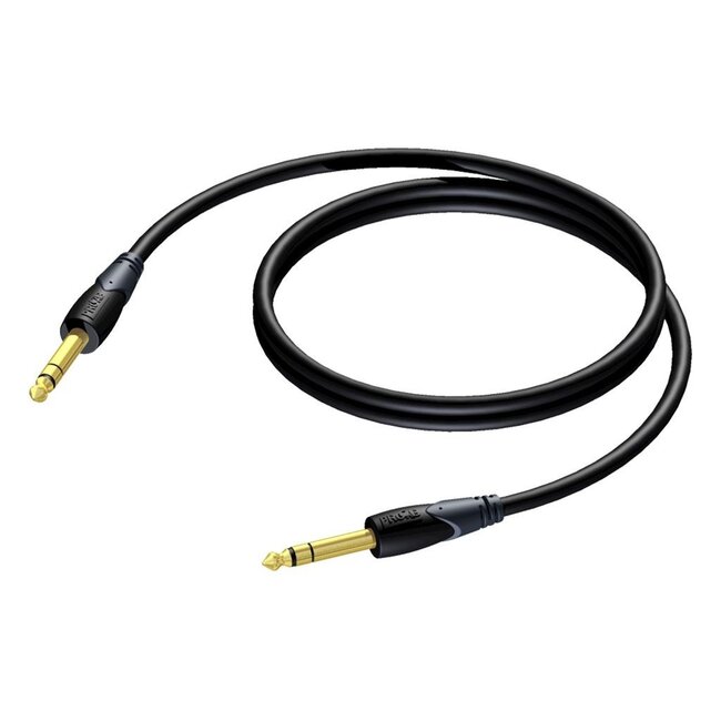 Procab CLA610 6,35mm Jack stereo audio kabel - 3 meter