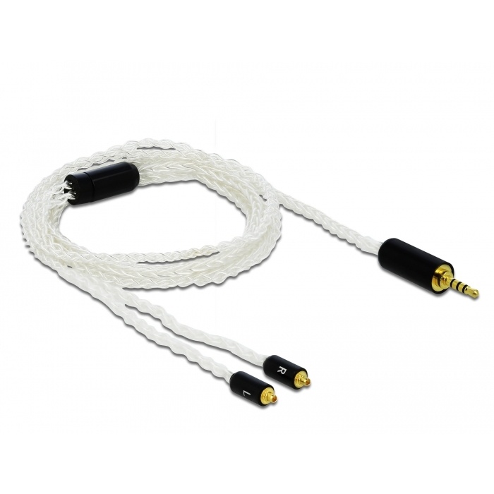 DeLOCK 85848. Aansluiting 1: 2.5mm, Aansluiting 1 type: Mannelijk, Aansluiting 2 type: Mannelijk, AWG draad omvang: 26, Lengte snoer: 1,2 m, Kleur van het product: Wit