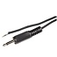 3,5mm Jack (m) mono audio kabel met open eind / zwart - 1,8 meter