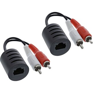 InLine Tulp stereo audio over ethernet extender set