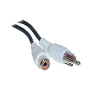 MaxTrack Tulp mono audio/video verlengkabel - 5 meter