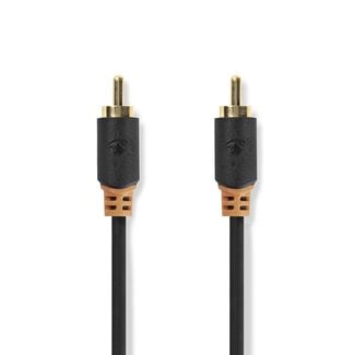 Nedis Nedis Tulp coaxiale digitale audio kabel / zwart - 2 meter