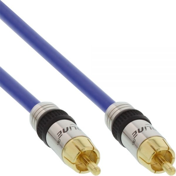 InLine 89815P. Snoerlengte: 15 m, Aansluiting 1: RCA, Aansluiting 2: RCA