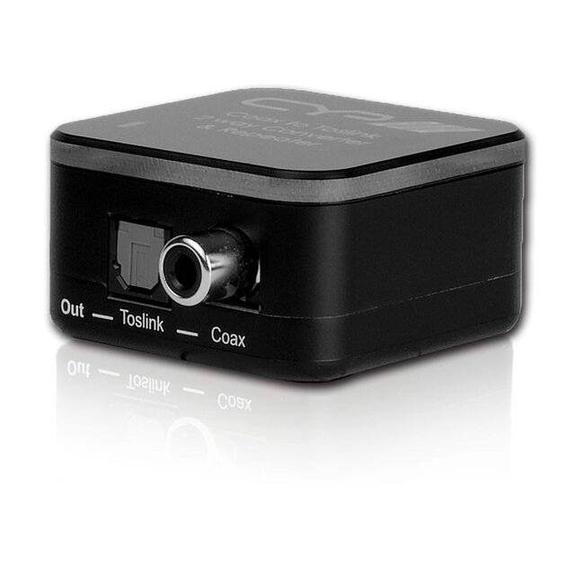 CYP AU-D2 Toslink optisch - Coaxiaal S/P DIF converter - bi-directioneel