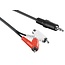 3,5mm Jack - Tulp (m + v) stereo audio kabel - 1,5 meter