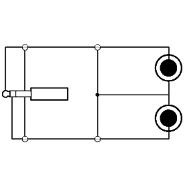 3,5mm Jack - Tulp stereo audio slim kabel - zwart - 1,5 meter