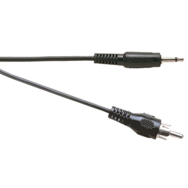 3,5mm Jack mono - Tulp mono kabel - 1,2 meter