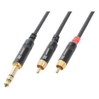 PD Connex PD Connex 6,35mm Jack - Tulp stereo audio kabel - 1,5 meter