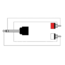 Procab CLA719 6,35mm Jack - Tulp stereo audio kabel - 3 meter