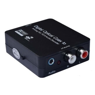 Coretek Digitaal naar analoog audio converter (DAC) met Dolby decoder - voeding via USB