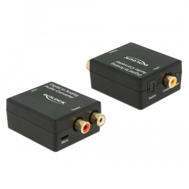 DeLOCK digitaal naar analoog audio converter (DAC) / High-Res audio