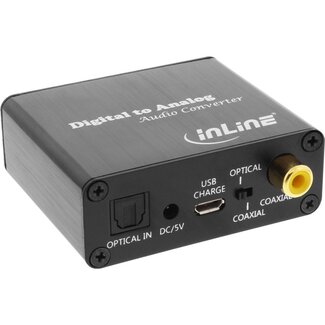 InLine InLine digitaal naar analoog audio converter (DAC) / High-Res audio