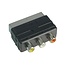 Scart IN (m) - Composiet 3RCA (v) adapter / zwart