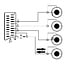 Scart (m) - Component 3RCA + Composiet RCA (m) kabel / zwart - 10 meter