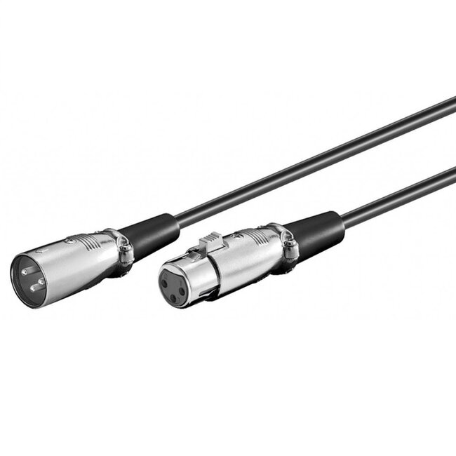 XLR (m) - XLR (v) audiokabel - 1 meter