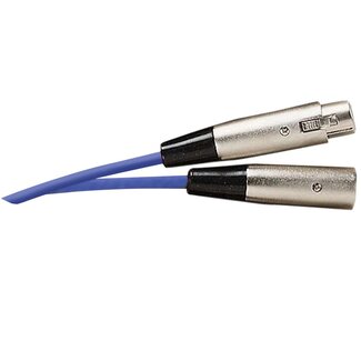 SoundLAB XLR (m) - XLR (v) audiokabel / blauw - 1 meter