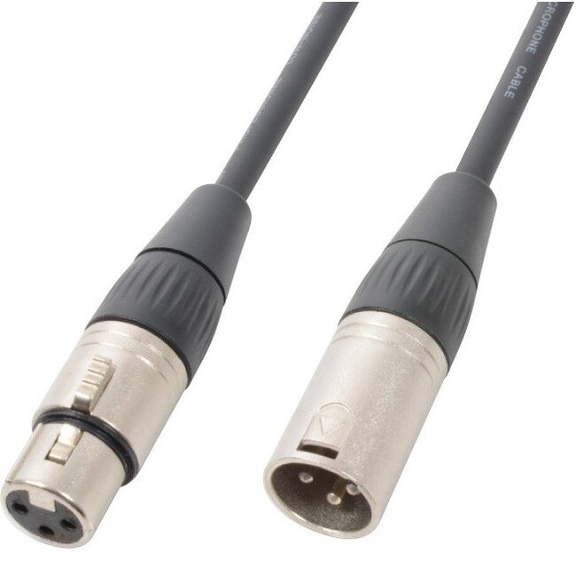 PD Connex 3-pins XLR (m) - 3-pins XLR (v) DMX kabel - 0,75 meter