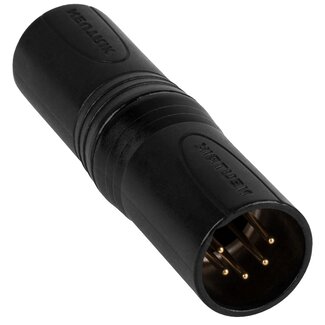 Neutrik Neutrik NA5MM-B XLR 5-pins (m) - XLR 5-pins (m) DMX koppelstuk / zwart