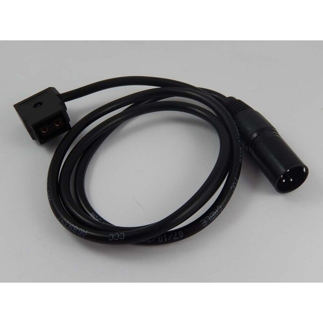 XLR 4-pins (m) - D-Tap (v) kabel - 1 meter