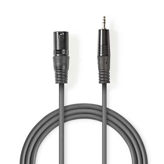 Nedis Nedis XLR (m) - 3,5mm Jack (m) audiokabel - 3 meter