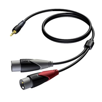 Procab Procab CLA712 2x XLR (m) - 3,5mm Jack (m) audiokabel - 1,5 meter