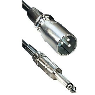 MaxTrack XLR (m) - 6,35mm Jack mono (m) audiokabel - 5 meter