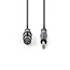 Nedis XLR (v) - 6,35mm Jack stereo (m) audiokabel - 1,5 meter