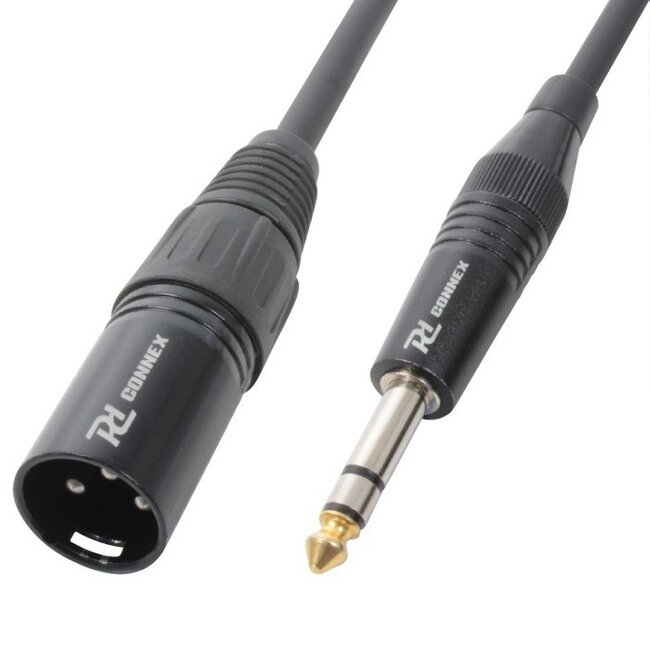 PD Connex XLR (m) - 6,35mm Jack stereo (m) audiokabel - 1,5 meter