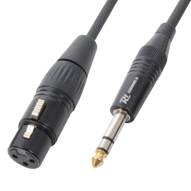 PD Connex XLR (v) - 6,35mm Jack stereo (m) audiokabel - 1,5 meter