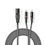 Nedis 1x XLR (m) - 2x RCA (m) stereo audiokabel - 1,5 meter