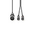 Nedis 1x XLR (m) - 2x RCA (m) stereo audiokabel - 1,5 meter